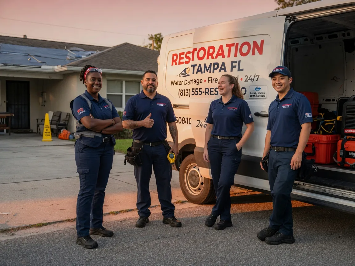 Water Damage Restoration company in Bend, TX